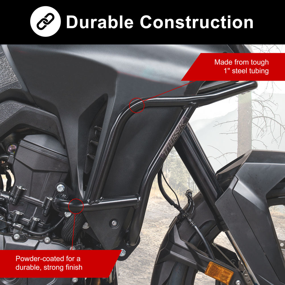 Tusk 2101060027 Aluminum Skid Plate Black