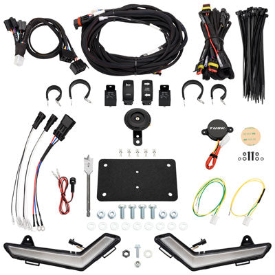 Tusk 2102330013 Plug and Play UTV Signal & Horn Kit with Accent Lights