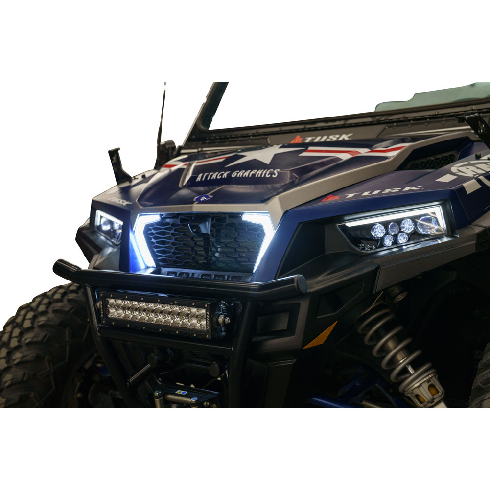 Tusk 2102330016 Plug and Play UTV Signal & Horn Kit with Accent Lights