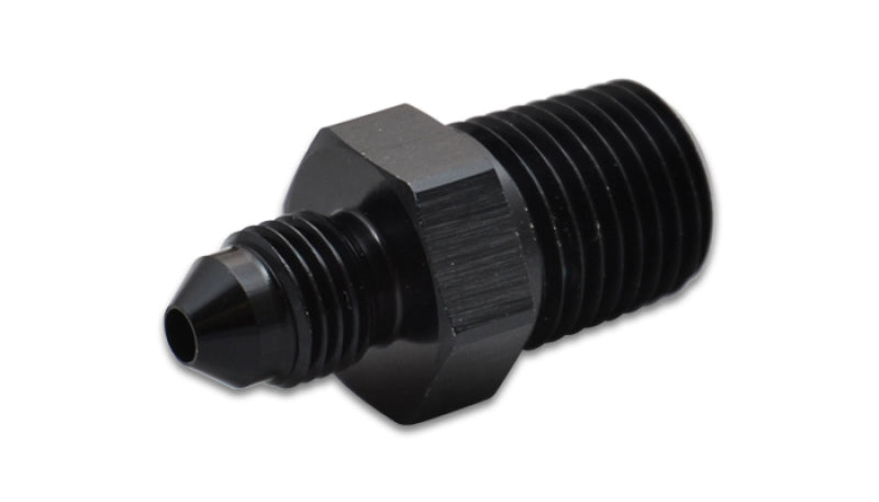 Vibrant 10293 -4AN to 1/8in NPT Straight Adapter Fitting - Aluminum