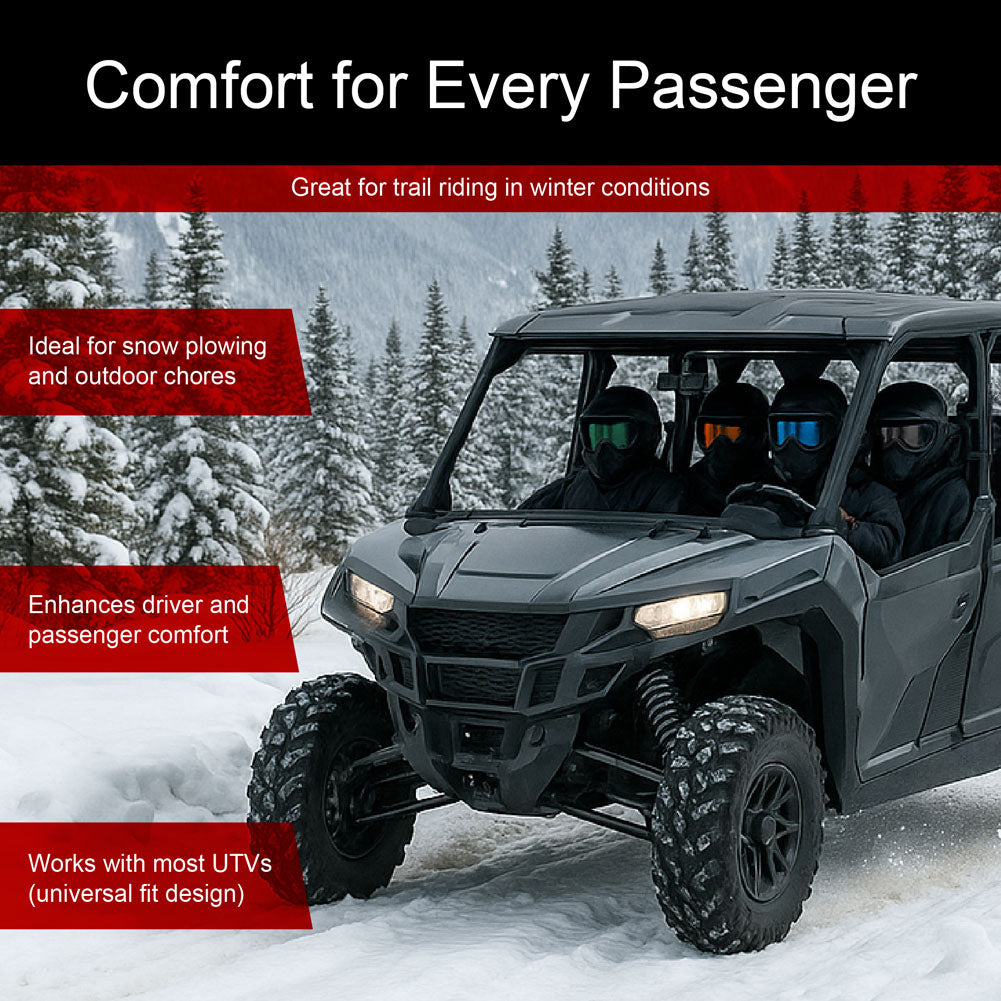 Tusk 2105760006 UTV Seat Heater Kit Front and Rear Seat Kit