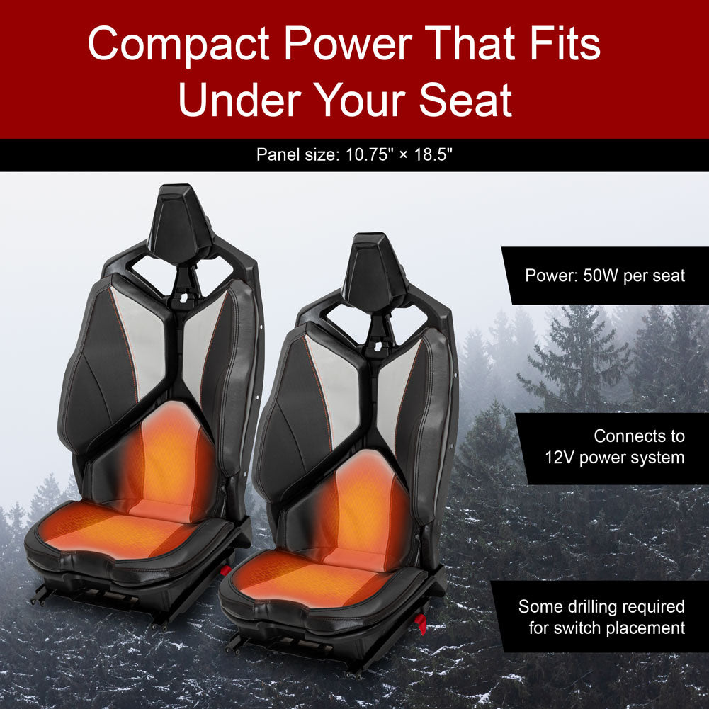 Tusk 2105760007 UTV Seat Heater Kit Front Seat Kit