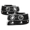 xTune 9036781 fits Chevy Silverado 1500/2500 99-02 Bumper Projector Headlights