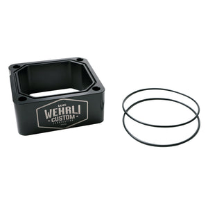 Wehrli WCF100338-BLKANO fits Dodge 5.9L Cummins Billet Intake Spacer Kit