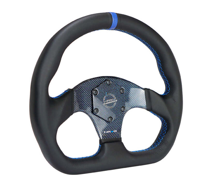 NRG RST-024CF RST-024CF/BL Carbon Fiber Steering Wheel Blue CF Center w/Blue