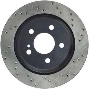 Stoptech 128.35063L 05-09 MB CLS500/CLS550 / 04-13 ES320/ES350 / 03-09 E500/E550 Rear Drilled Brake Rotor