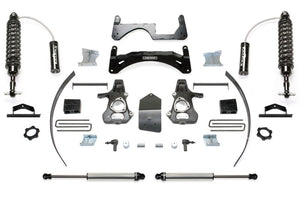 Fabtech K1114DL 14-18 fits GM C/K1500 P/U w/oE Alm Or Stmp Stl UCA 6in Basic Sys w/Dl 2.5 & 2.25