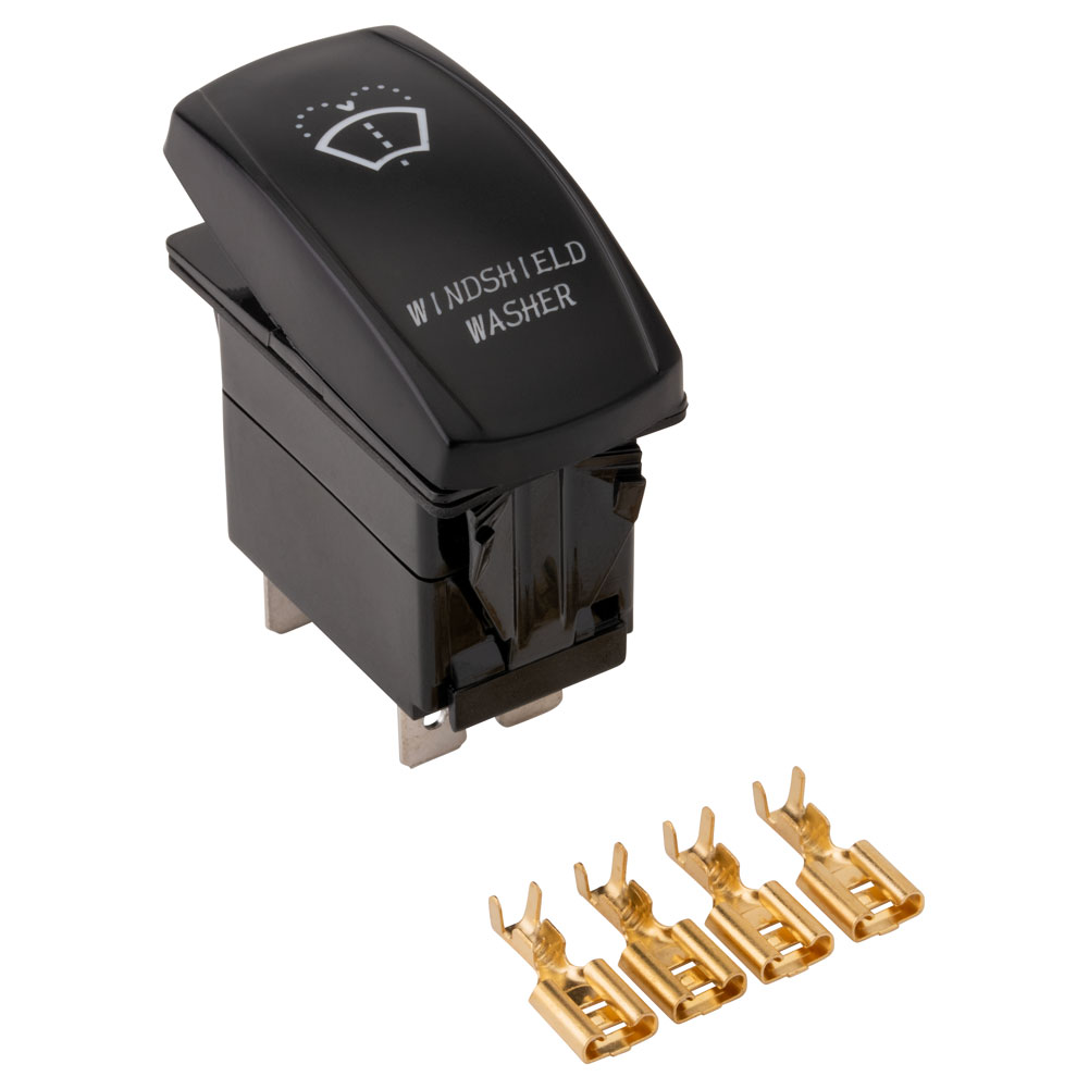 Tusk 2122700002 Windshield Washer Replacement Rocker Switch