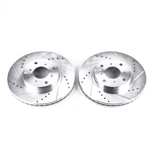 PowerStop fits Honda 93-96 Prelude Front Evolution Drilled & Slotted Rotors -