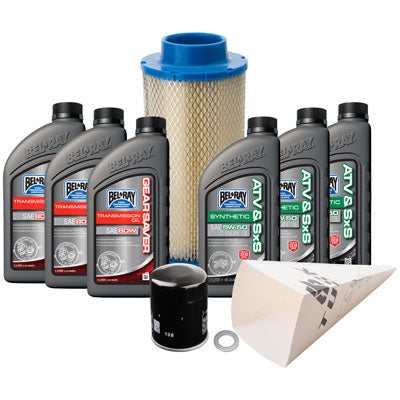 Tusk 2129020003 UTV Full Service Kit Bel-Ray EXS Ester 10W-50 Air Filter