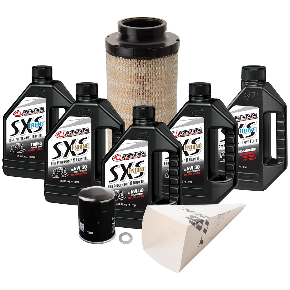 Tusk 2129020014 UTV Full Service Kit Maxima SXS 5W-50 First Line Filter