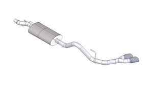 CORSA Performance 14392BLK Corsa 2011-2014 fits Ford F-150 EcoBoost 3.5L V6 Black Sport Cat-Back Exhaust