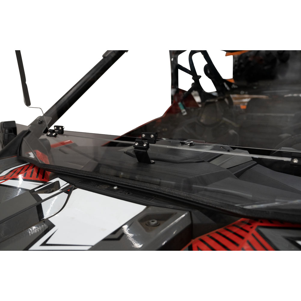 Tusk 2132640001 UTV Folding Detachable Polycarb Windshield Scratch Resistant