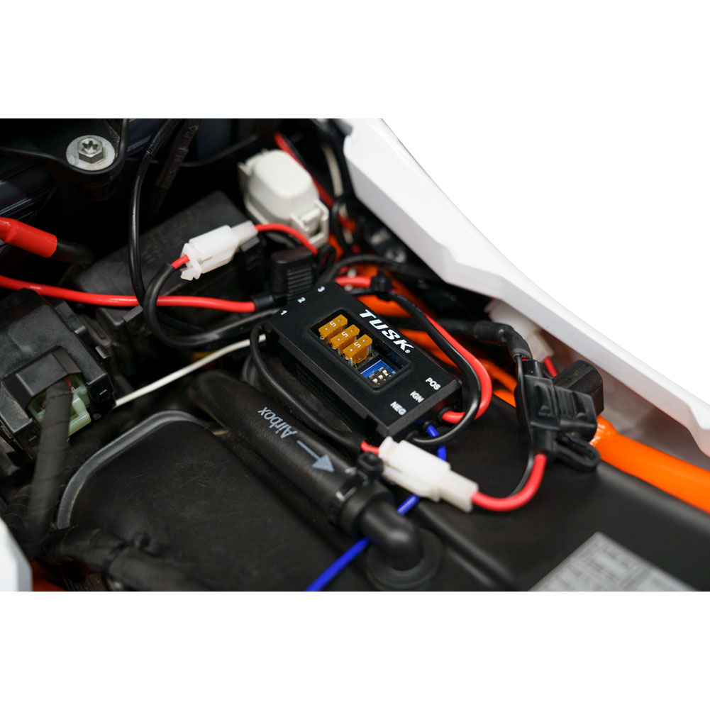 Tusk 2137540001 3-Way Compact 12V Accessory Power Harness