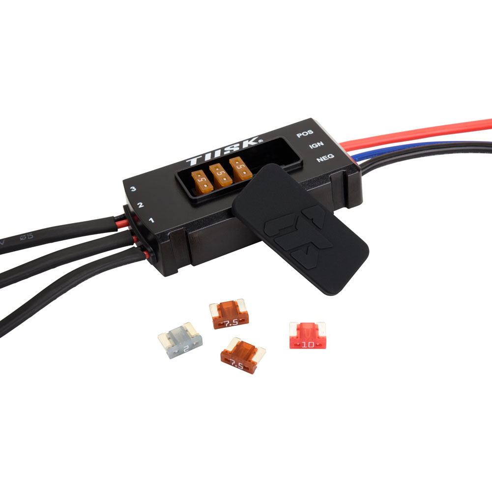 Tusk 2137540001 3-Way Compact 12V Accessory Power Harness