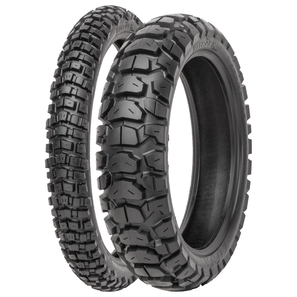 Tusk 2138110001 2Track Adventure Tire Set 90/90-21 (54T)/150/70B-18 (70T)