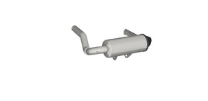 MBRP AT-9210PT Can-Am Renegade 1000/850/570/500 5in. Single Slip-On Exhaust
