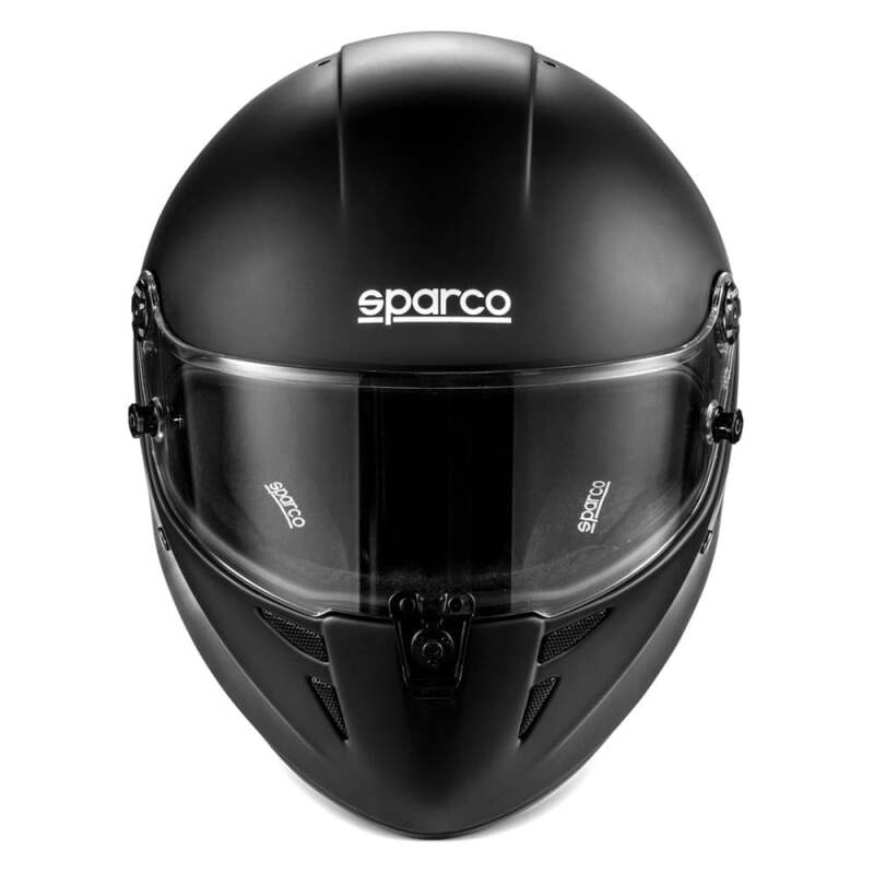 SPARCO BRH0007B0K0100L Stealth RF Helmet - Large - Matte Black/Black
