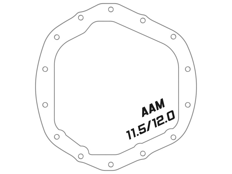 AFE 46-71260B its Chevrolet Silverado 2500 HD Rear Differential Cover Black ; P
