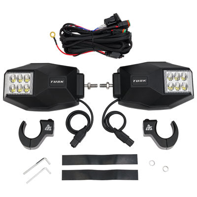 Tusk 2145660003 UTV LED Side View Mirrors 2"
