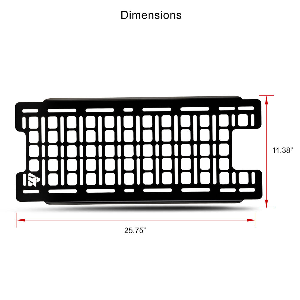 Tusk 2148600008 Aluminum MOLLE Panel Overhead