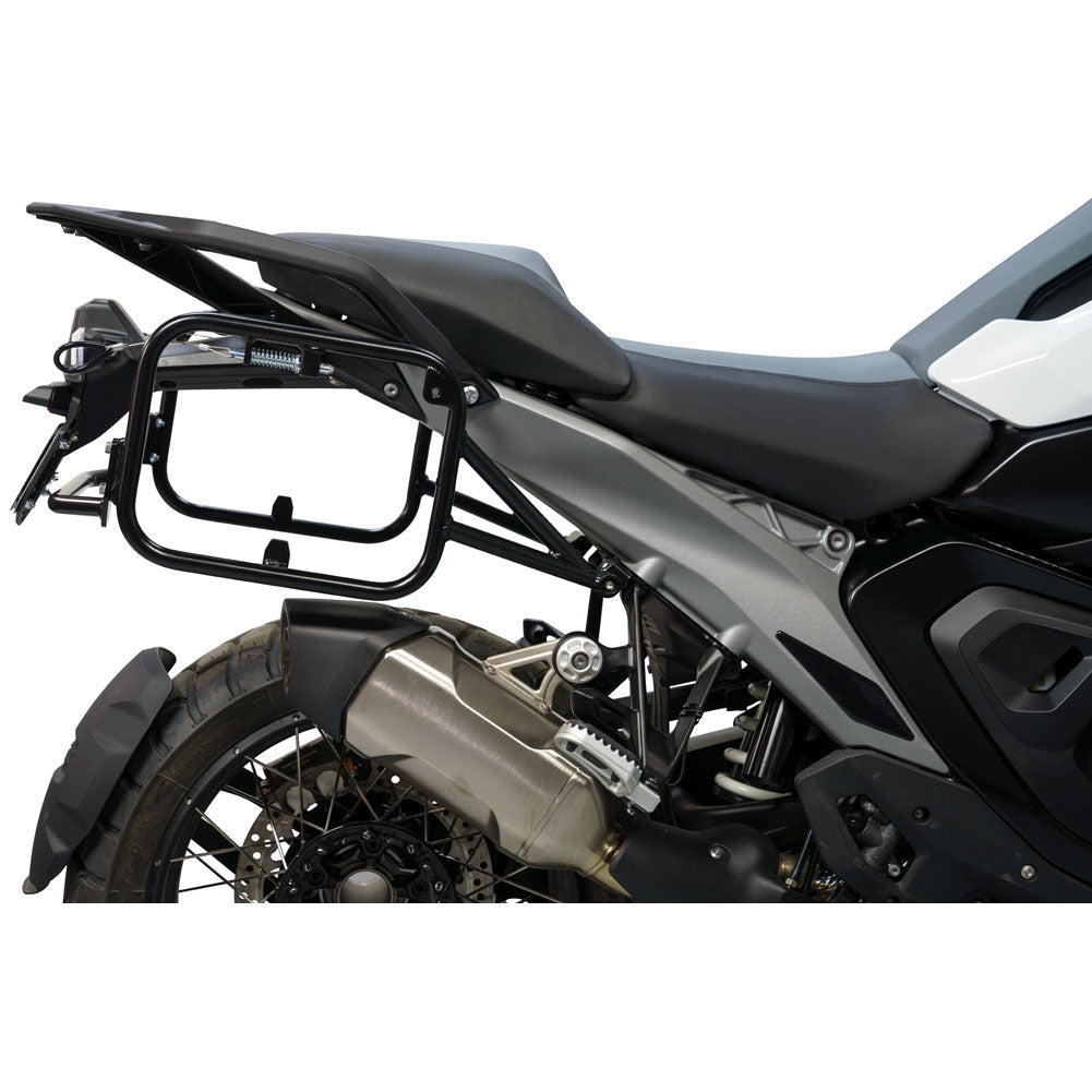 Tusk 2149440001 Pannier Racks with Nelson Rigg Hurricane Dry Saddlebags  Black