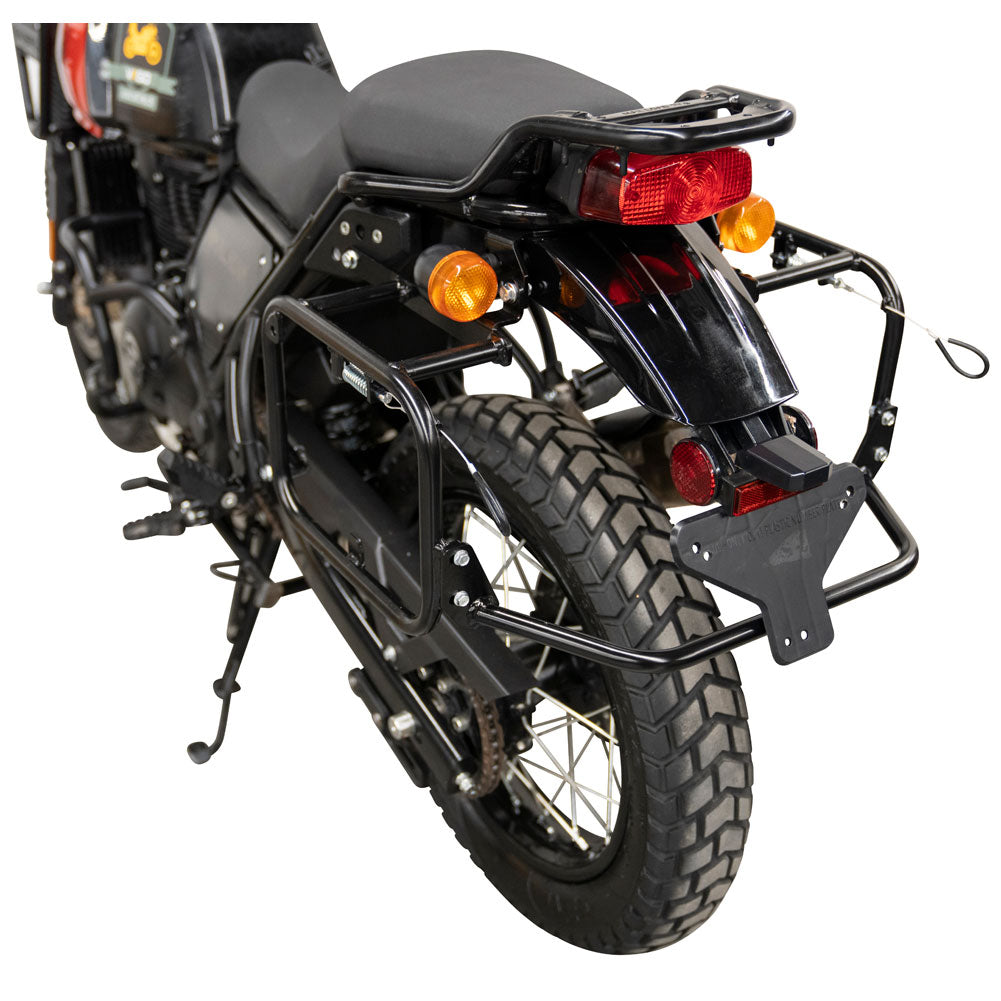 Tusk 2149440023 Pannier Racks with Nelson Rigg Hurricane Dry Saddlebags  Black
