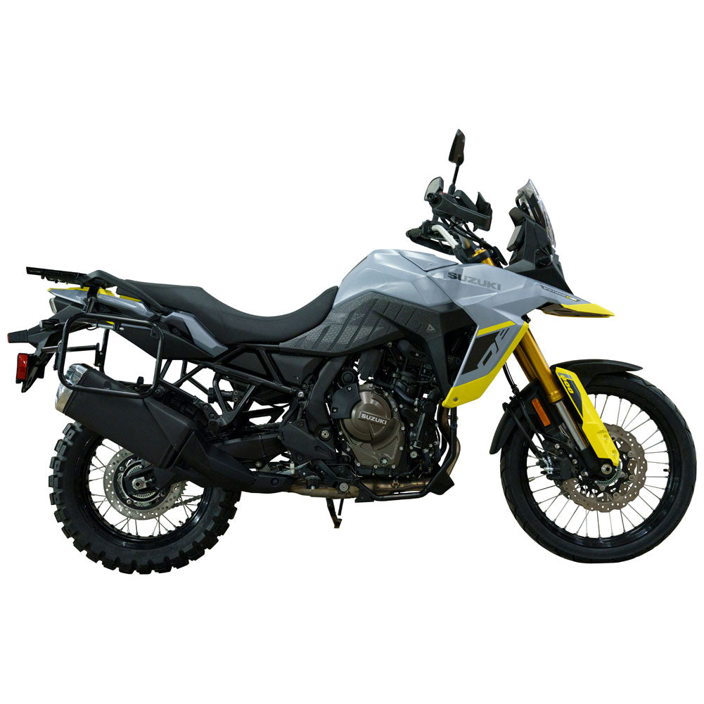 Tusk 2149440024 Pannier Racks with Nelson Rigg Hurricane Dry Saddlebags  Black