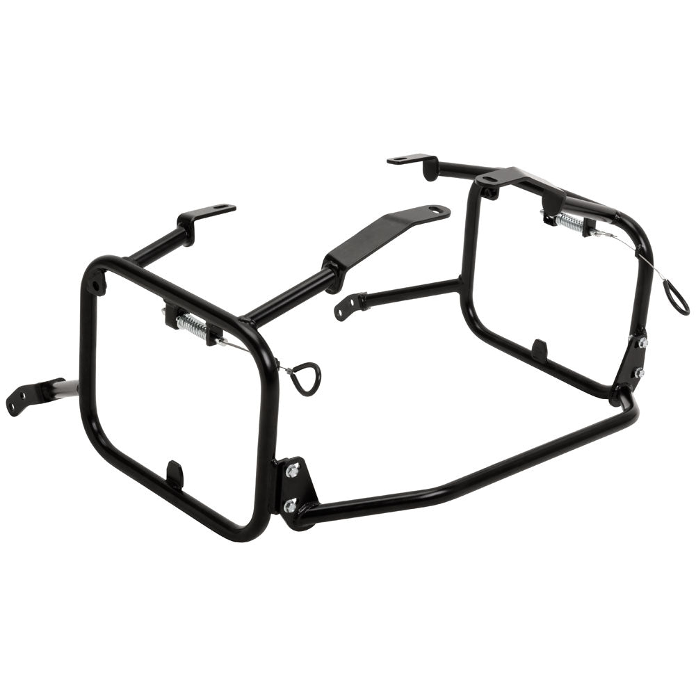 Tusk 2149440024 Pannier Racks with Nelson Rigg Hurricane Dry Saddlebags  Black