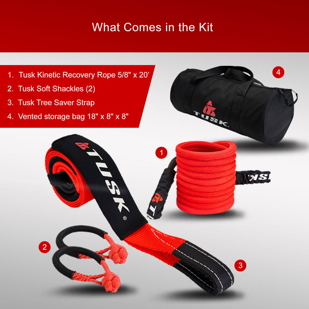 Tusk 2150830002 UTV Kinetic Recovery Kit Stage 2