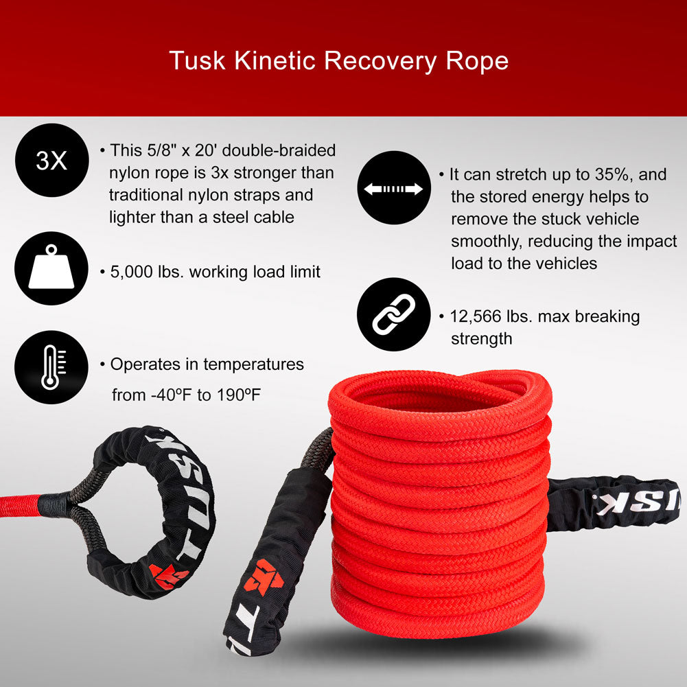 Tusk 2150830002 UTV Kinetic Recovery Kit Stage 2