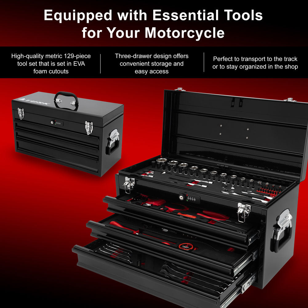 Tusk 2151690001 Moto Toolbox w/Tools