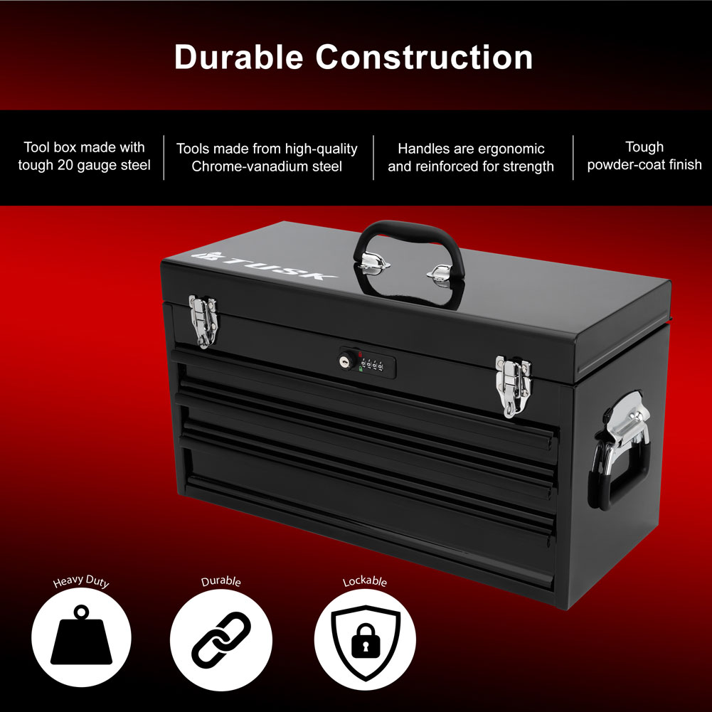 Tusk 2151690001 Moto Toolbox w/Tools
