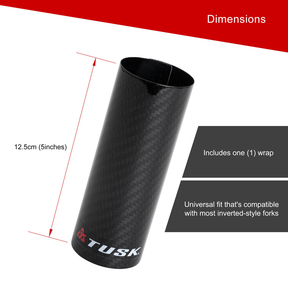 Tusk 2152660001 Carbon Fiber Motorcycle Registration Wrap