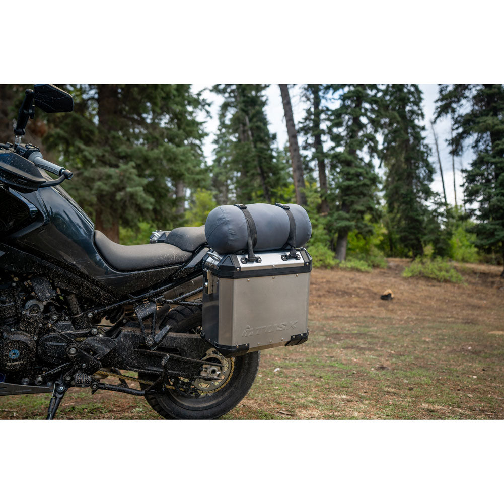 Tusk 2154070001 Frontier Panniers 38 Liter Brushed Aluminum