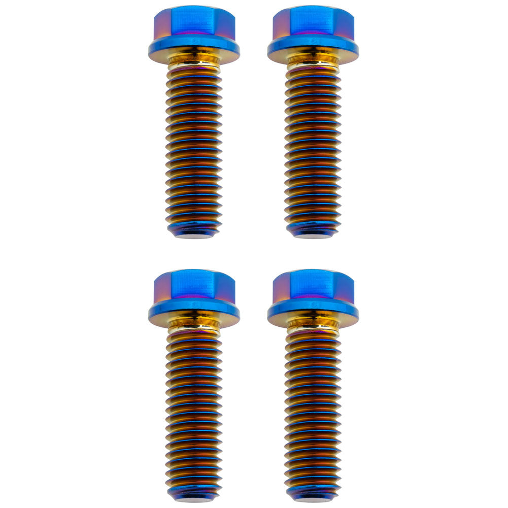 Tusk 2156770001 Titanium Axle Pinch Bolt Kit Burnt Blue
