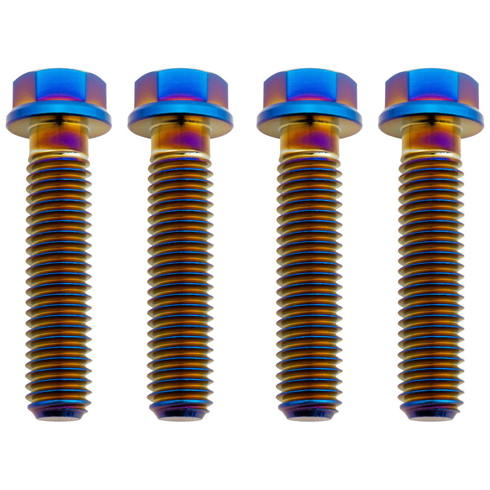 Tusk 2156770002 Titanium Axle Pinch Bolt Kit Burnt Blue