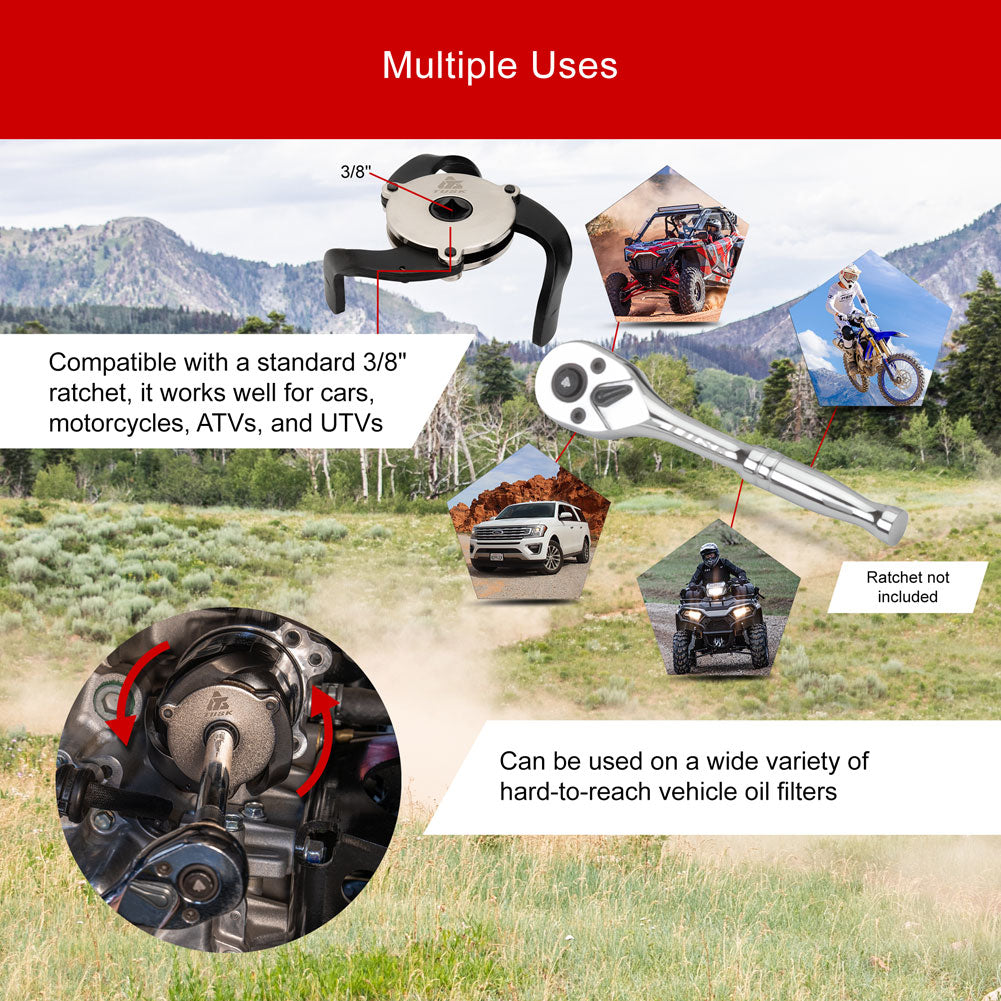 Tusk 2156790001 3-Jaw Adjustable Oil Filter Wrench