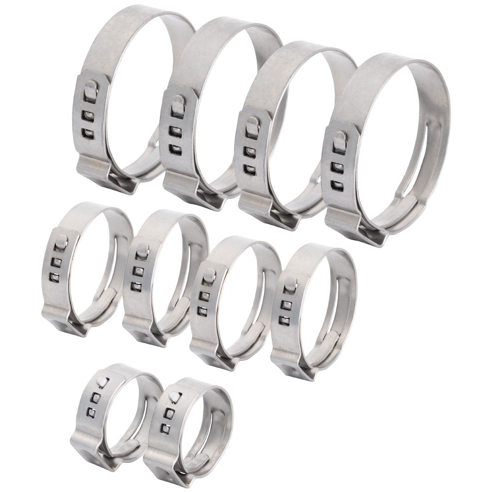 Tusk 2157380011 Radiator Stepless Ear Clamp Kit