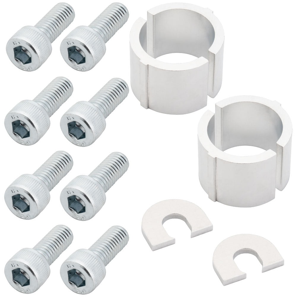 Tusk 2158170001 Offset Bar Risers  Silver