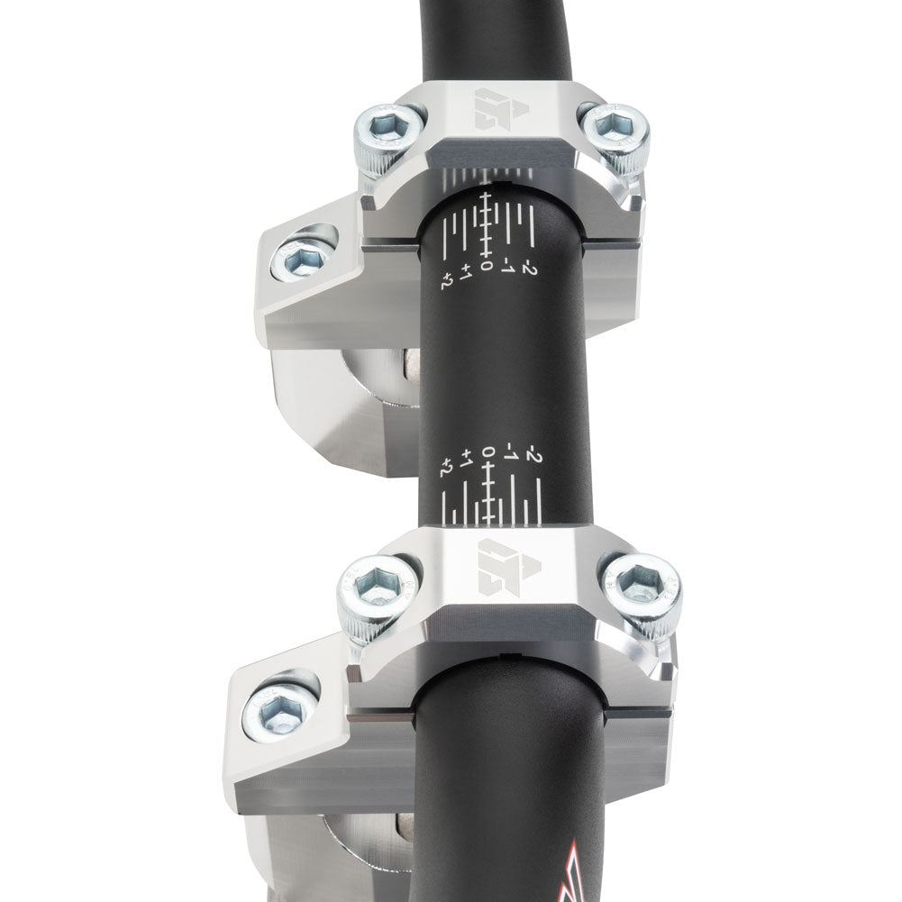 Tusk 2158170001 Offset Bar Risers  Silver