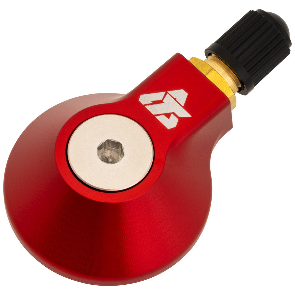 Tusk 2158330003 Shock Reservoir Gas Valve Red 64mm Flat Type