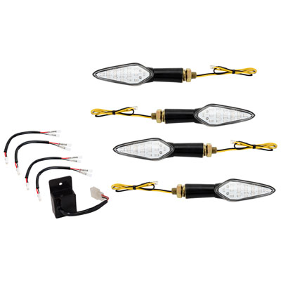 Tusk 2159290045 LED Turn Signal Kit Style 1 DRL(F)/Standard(R)
