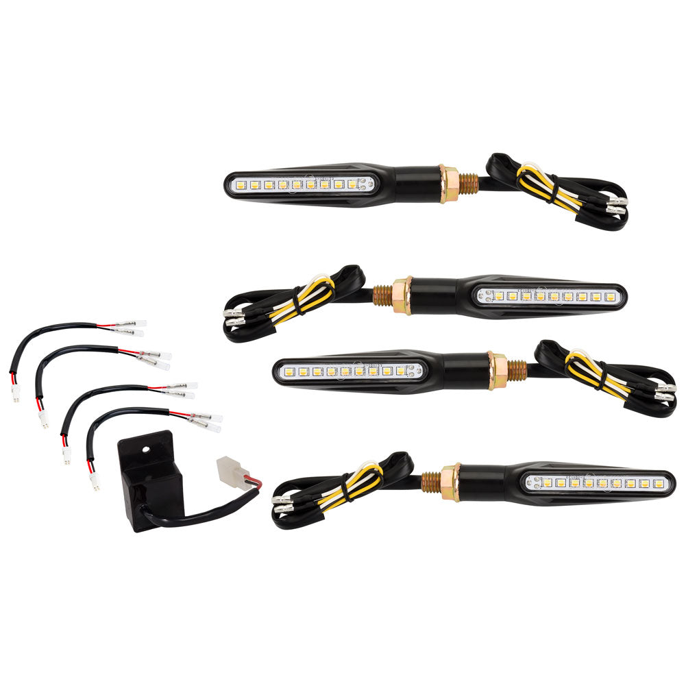Tusk 2159290053 LED Turn Signal Kit Style 2 DRL(F)/Brake(R)