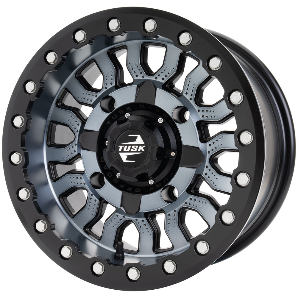 Tusk 2159360008 4/156  Fremont Beadlock Wheel 14x7 5.0 + 2.0 Gunmetal/Black