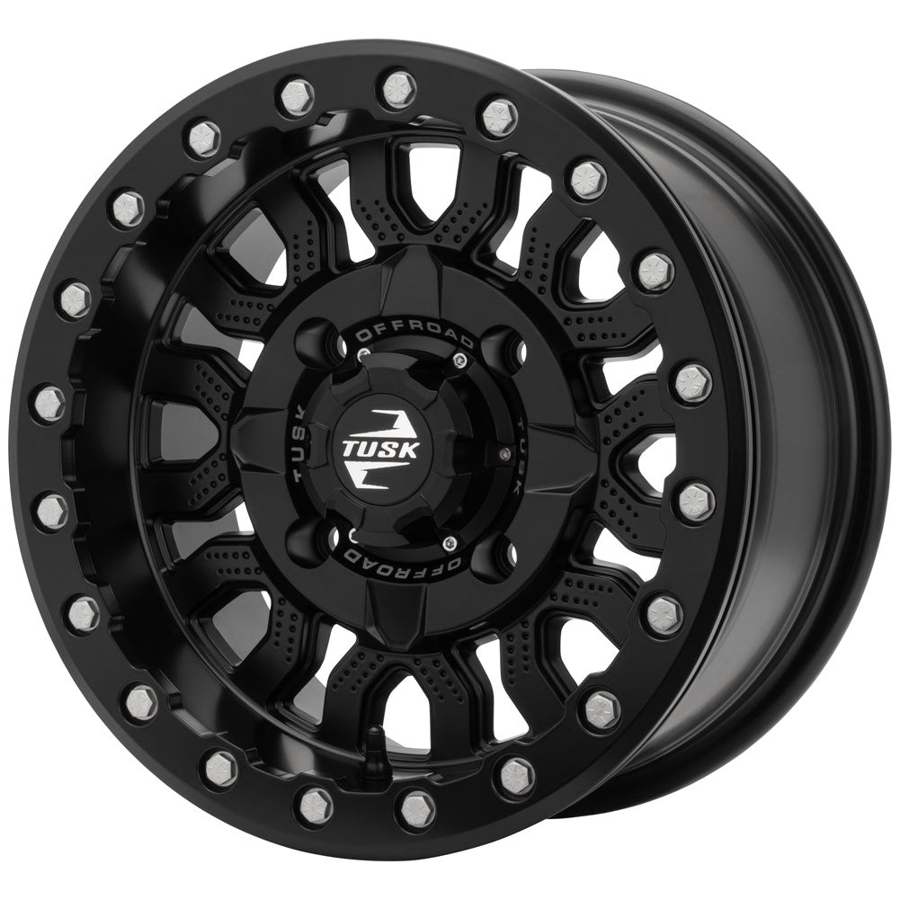 Tusk 2159360010 4/156  Fremont Beadlock Wheel 14x7 4.0 + 3.0 Matte Black