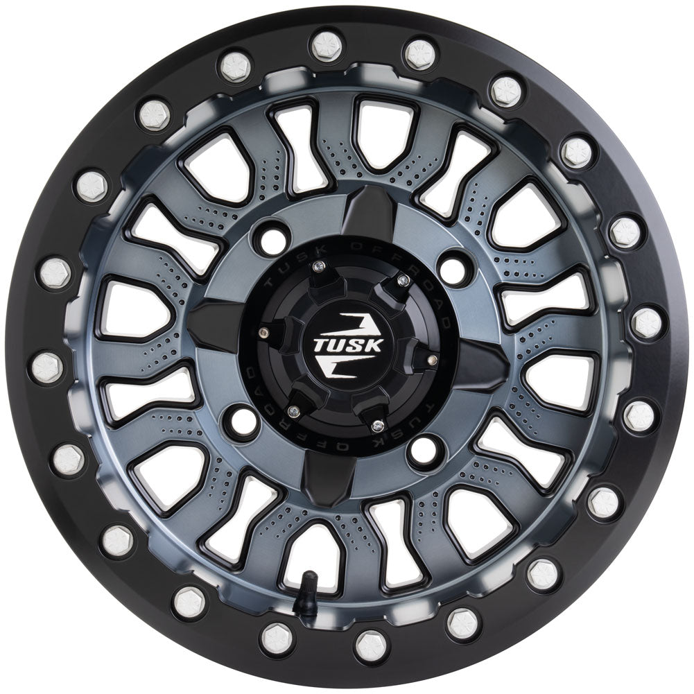 Tusk 2159360012 4/156  Fremont Beadlock Wheel 14x7 4.0 + 3.0 Gunmetal/Black