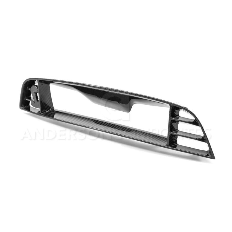 Anderson Composites AC-UG1213FDGT-C Ford Mustang/Shelby GT500 Front Upper Grille (w/ Spot for fits Cobra 10-14 Emblem)