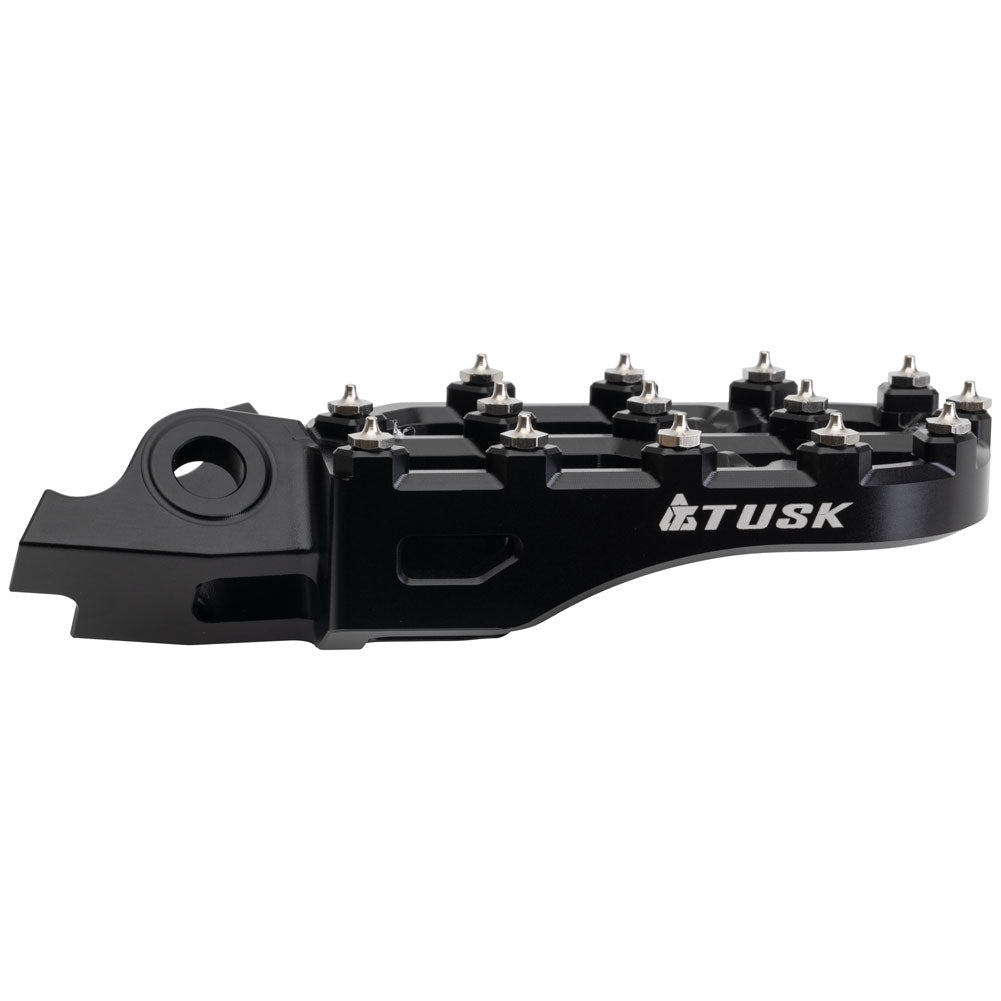 Tusk 2160780003 Strike Billet Moto Foot Pegs  Black