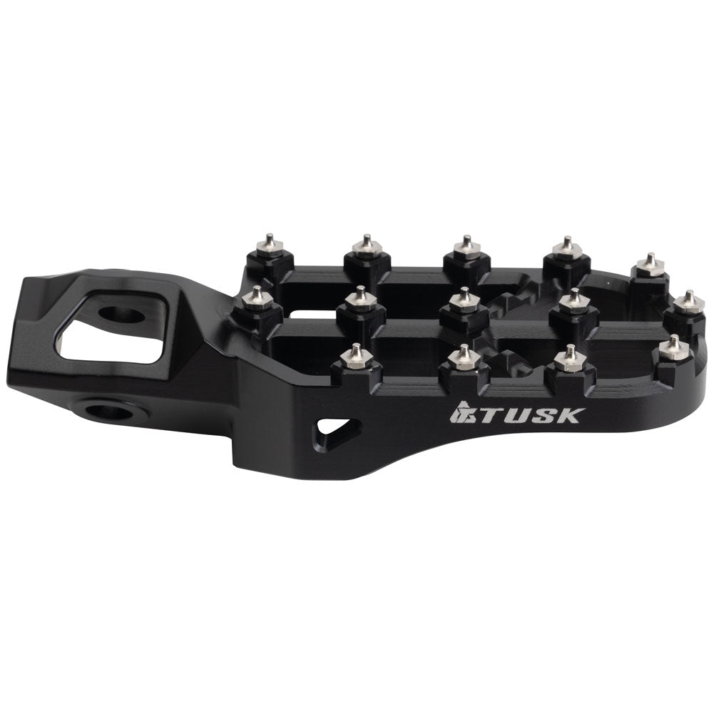 Tusk 2160780011 Strike Billet Moto Foot Pegs  Black